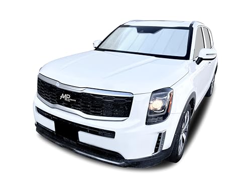 Custom Fit Windshield Foldable Lightweight Sunshade for GMC Canyon Pickup, 2025 2024 2023 (Made in USA)