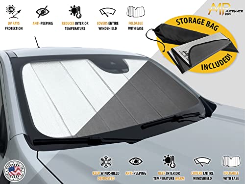 Windshield Foldable Sunshade for 2024 Audi Q8, SQ8 e-Tron Etron Sportback