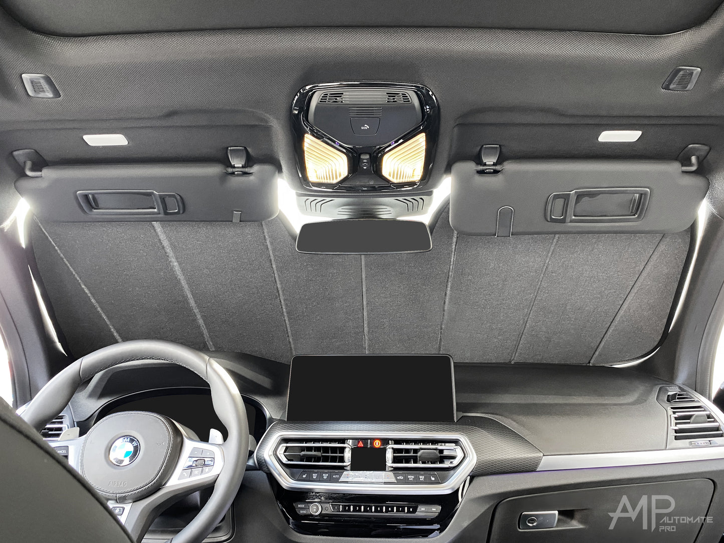 Windshield Foldable Sunshade for 2018-2024 BMW X3 SUV