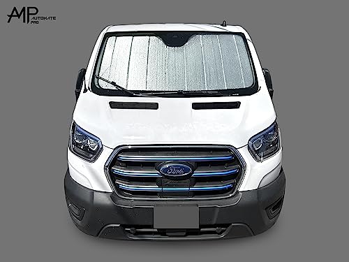 Windshield Foldable Sunshade for 2022-2024 Ford E-Transit EV - Low Roof Only