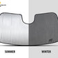 Custom Fit Windshield Foldable Sunshade for 2015 2016 2017 2018 2019 2020 2021 Lexus NX Crossover, Compact Sun Shade Block UV Rays Visor Protector Folding Dual-Purpose (Made in USA)