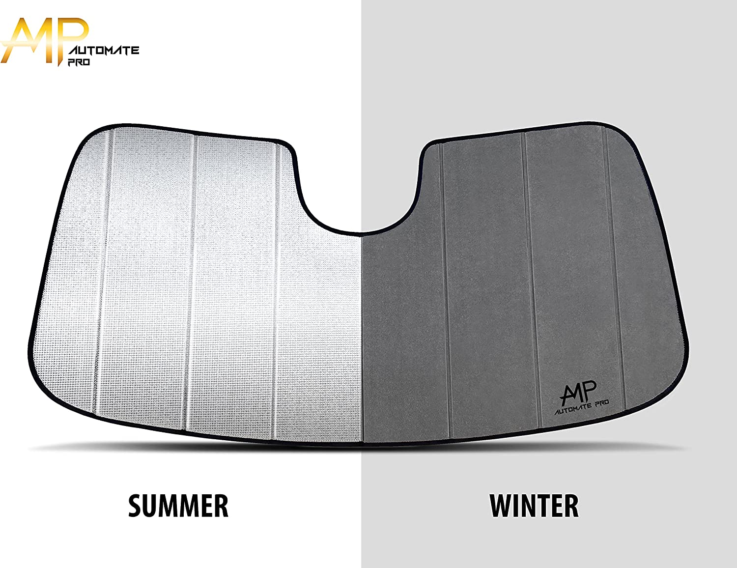 Automate Pro Custom Fit Windshield Foldable Sunshade for 2008 2009 2010 2011 2012 Chevrolet Malibu Sedan