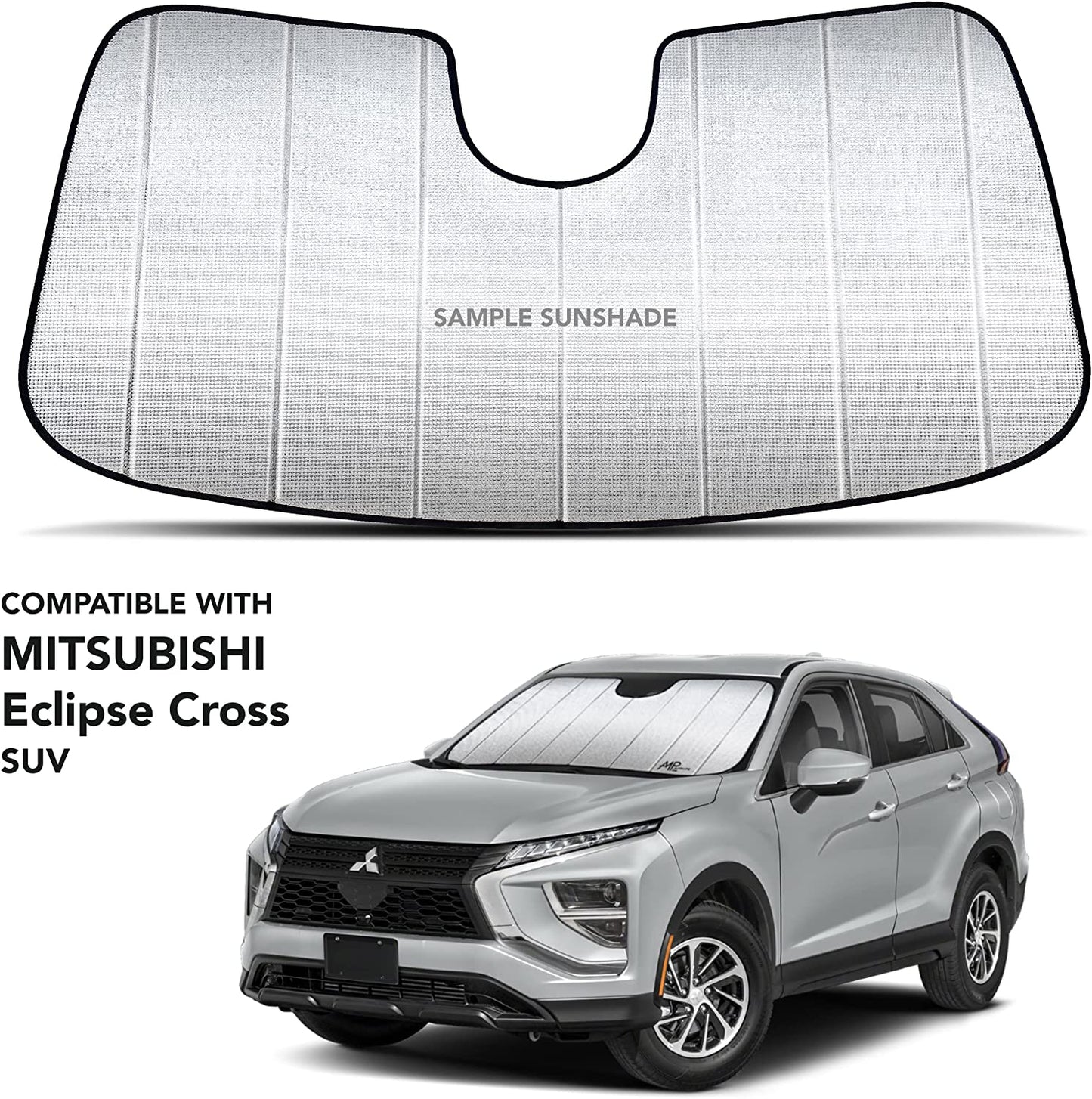 Automate Pro Custom Fit Windshield Foldable Sunshade for 2022 Mitsubishi Eclipse Cross SUV